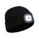 Beanie with Rechargeable LED Head Lamp